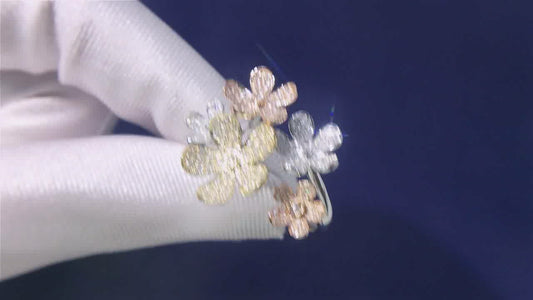 Daisy Flower Diamond Ring