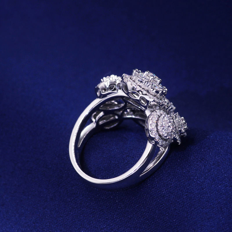 Crystal Flower Ring